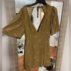 Free People open back dress